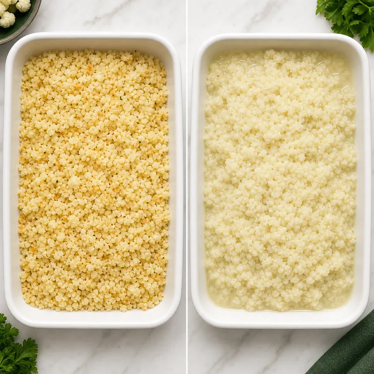 how-to-cook-frozen-cauliflower-rice-03-dry-vs-watery how-to-cook-frozen-cauliflower-rice-03-dry-vs-watery