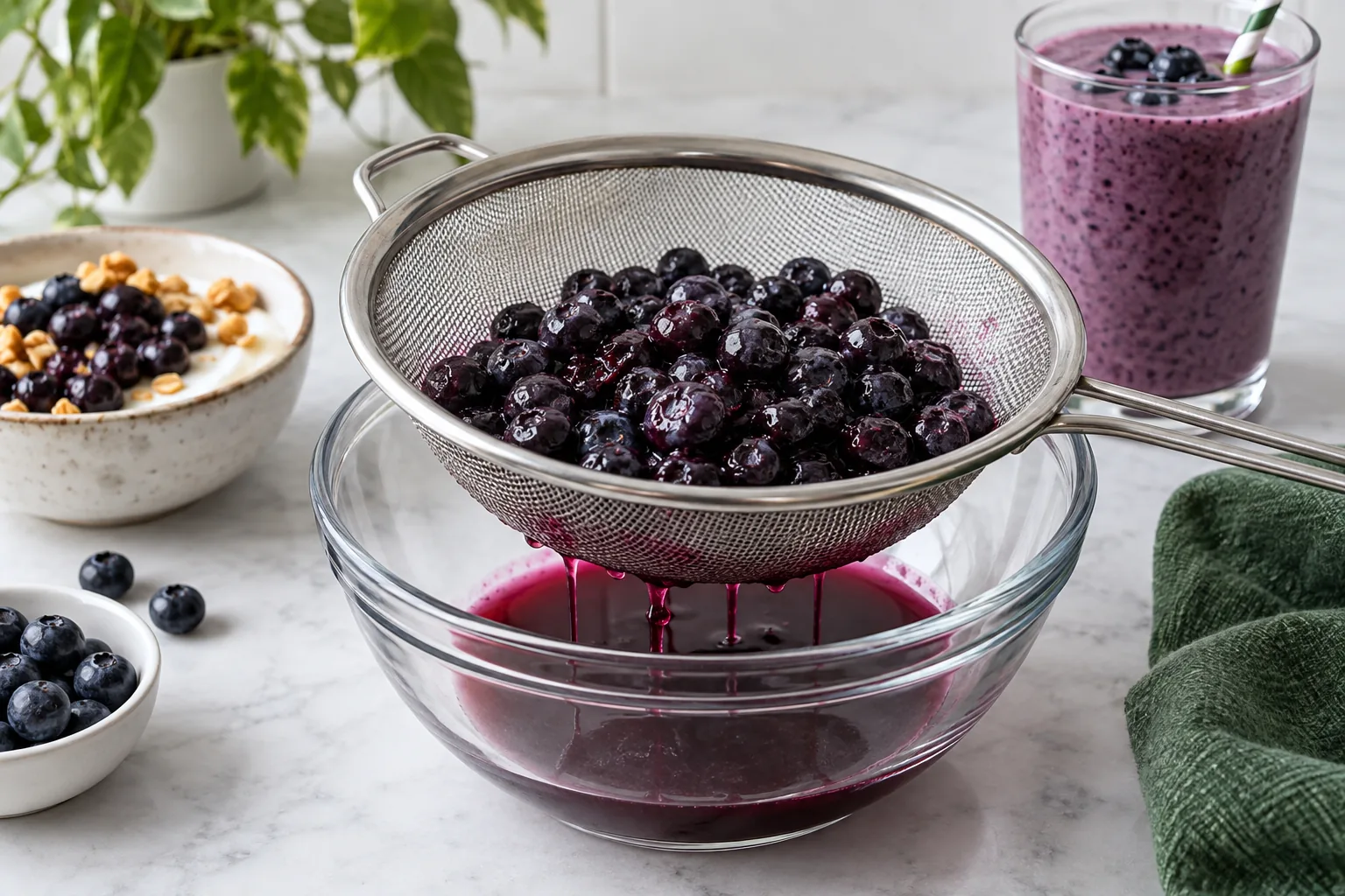 Keep the Juice or Drain It According to the Application - visual guide for the method described in this section.