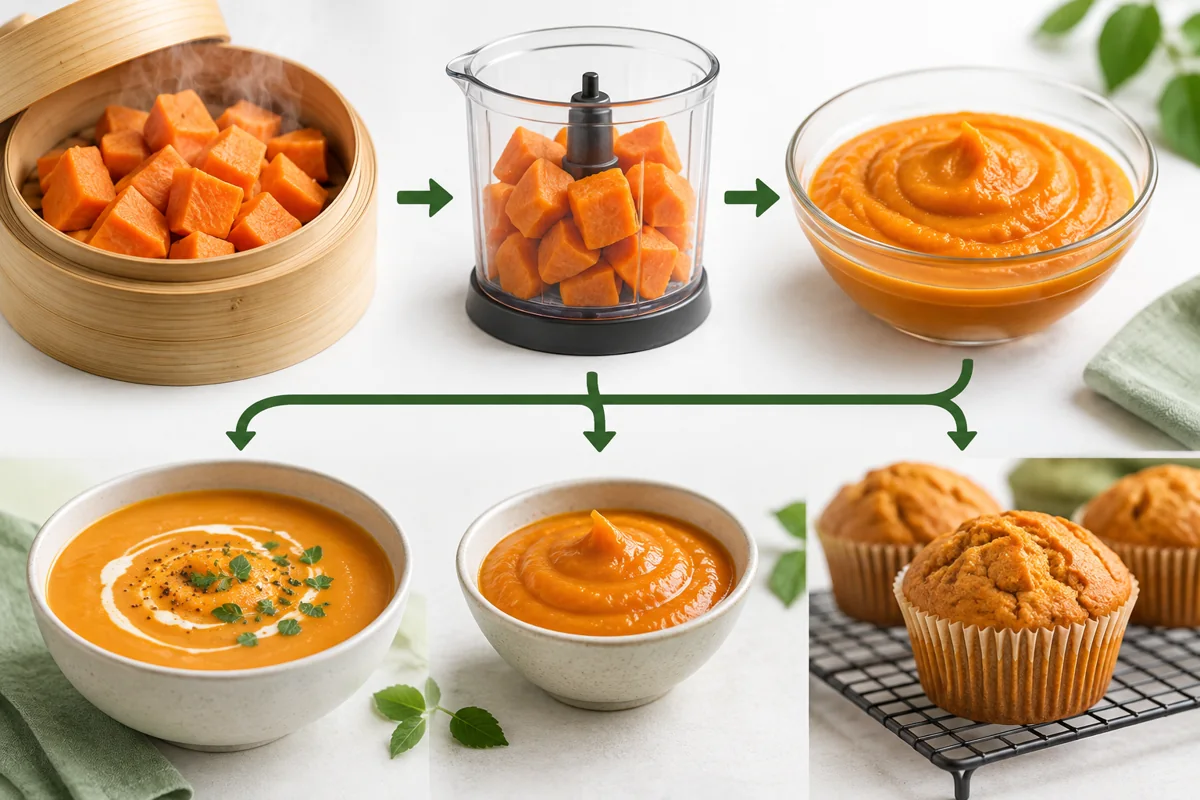 Steam and Purée for Sauces, Soups and Bakery Bases
