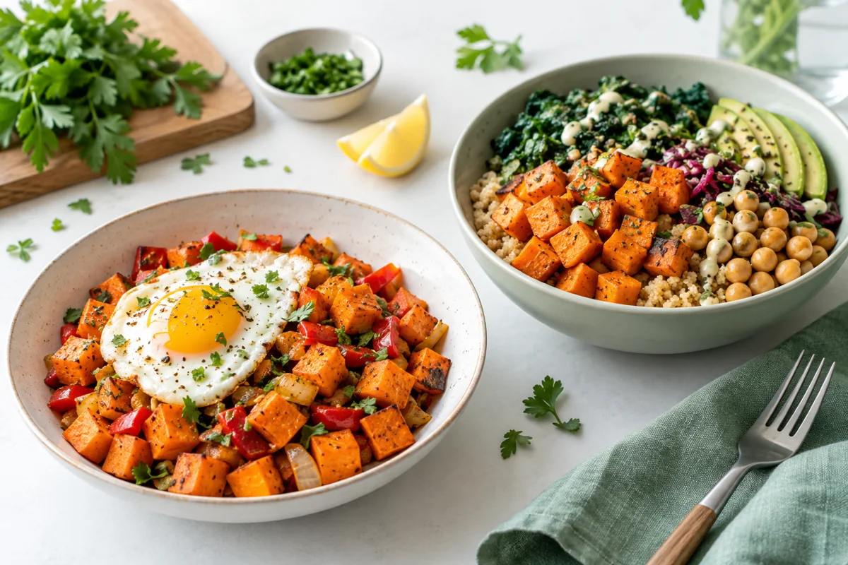 Build Breakfast Hashes and Grain Bowls