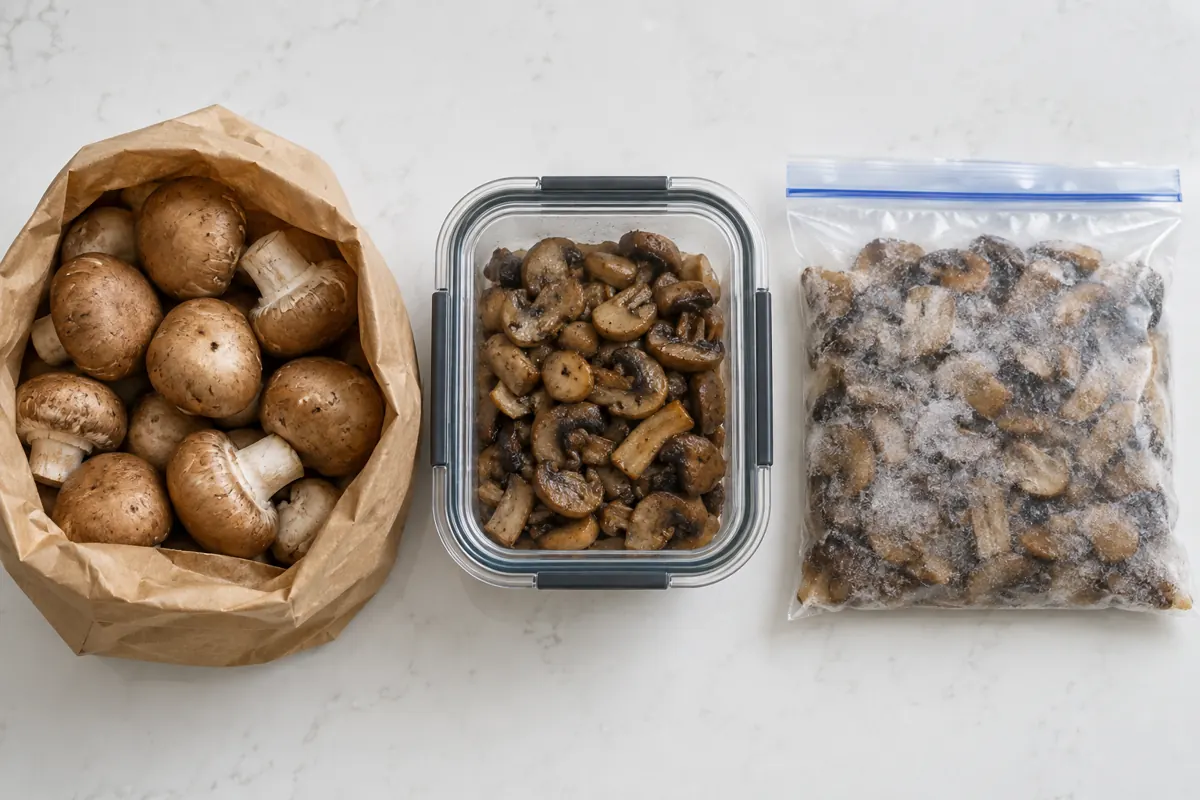 What to do first with leftover mushrooms