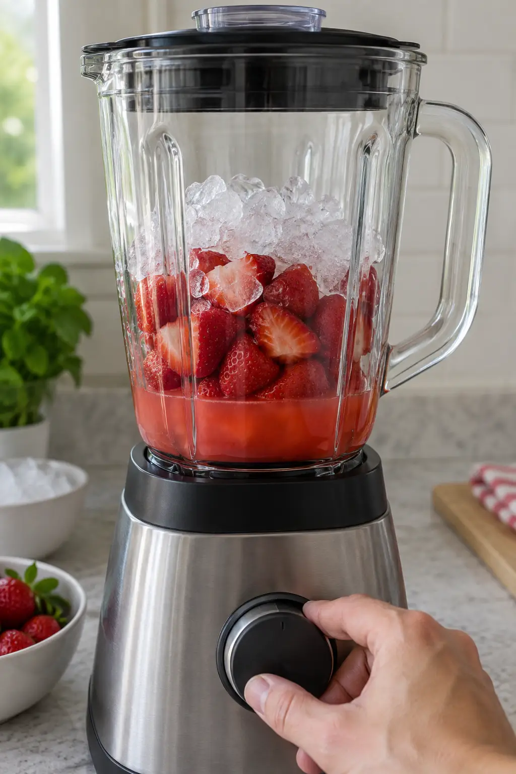 Slush blending.